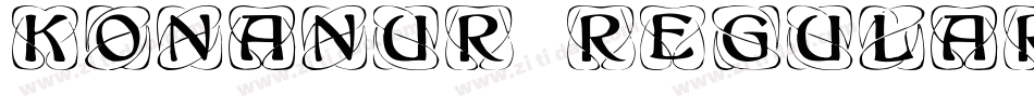 Konanur Regular字体转换